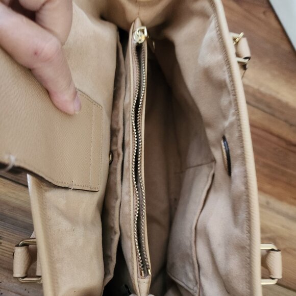 Euc Coach Margot Tan Leather Satchel Handbag Purse - Picture 14 of 14